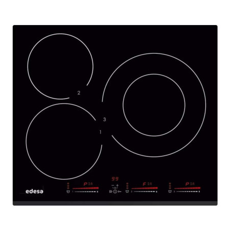 Induccion Edesa EIM6330BA, 3 zonas, 30cm, slider,