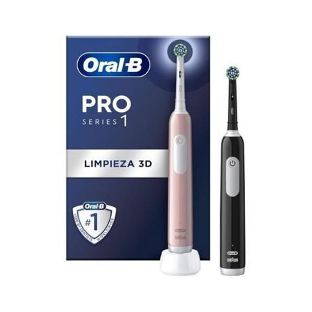 Cepillo Dental Braun Oral-B PRO1DUO, Pink/Black 2x