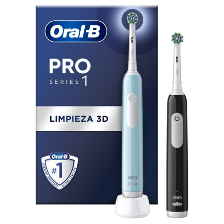 Cepillo Dental Braun Oral-B PRO1 duo negro +azul