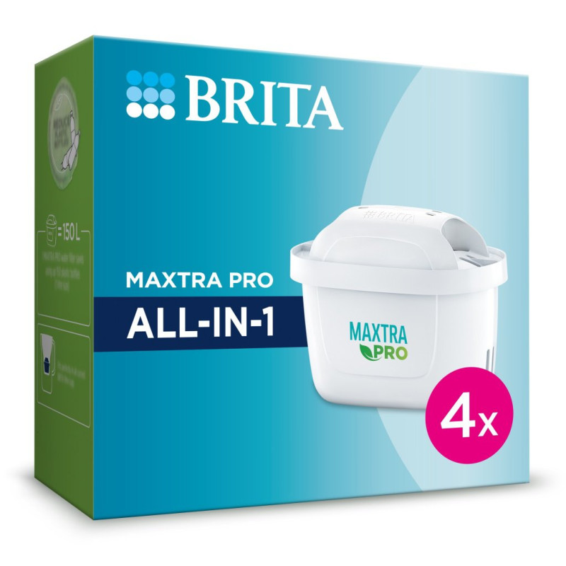 Filtro Brita 1050811, pack 4, mxpro allin1-4 meses