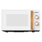 Microondas Corbero CMICG270WOODW, 20L, Blanco, 700 Microondas Corbero CMICG270WOODW, 20L, Blanco, 700