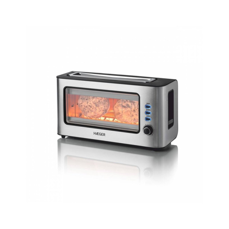 Tostador Haeger TO100014A, ,1000w, window, inox Tostador Haeger TO100014A, ,1000w, window, inox