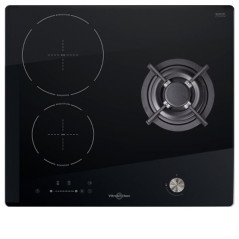 Induccion Vitrokitchen VG601NN, 3 Zonas, Dual-Ener