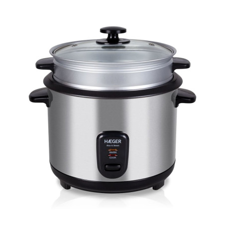 Olla arrocera Haeger RC18L002A, 1,8l, acero pintad