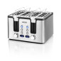 Tostador Haeger TO17D015A, inox, 4 ranuras, digita Tostador Haeger TO17D015A, inox, 4 ranuras, digita