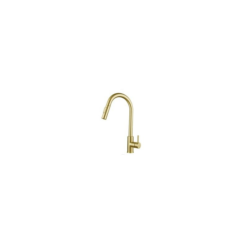 Grifo Monomando Nova FR37, Extraible, oro mate Grifo Monomando Nova FR37, Extraible, oro mate