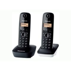 Telefono inalambrico Panasonic KXTG1612SP1 duo