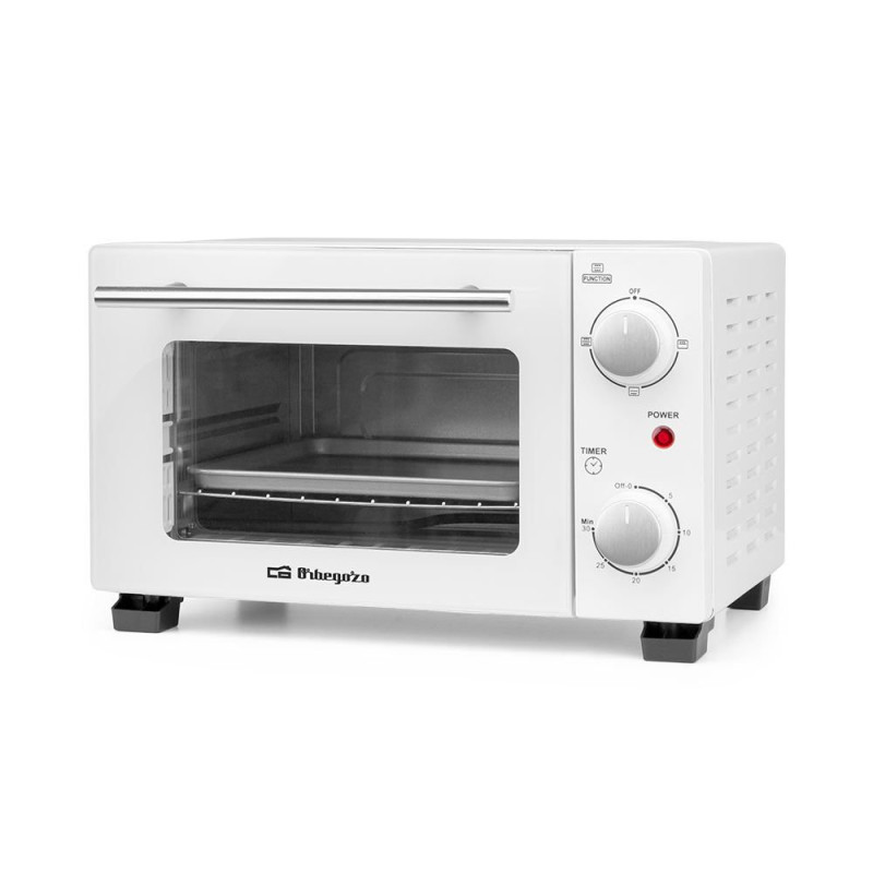 Mini-Horno Orbegozo HO975, 10L, 800w, Blanco Mini-Horno Orbegozo HO975, 10L, 800w, Blanco