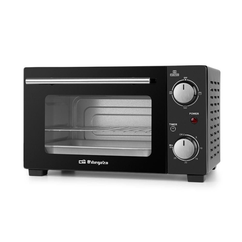 Mini-Horno Orbegozo HO985, 10L, 800w, negro Mini-Horno Orbegozo HO985, 10L, 800w, negro