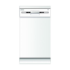 Lavavajillas Edesa EDW4710WHA, 10Cub., 45cm, D, BL