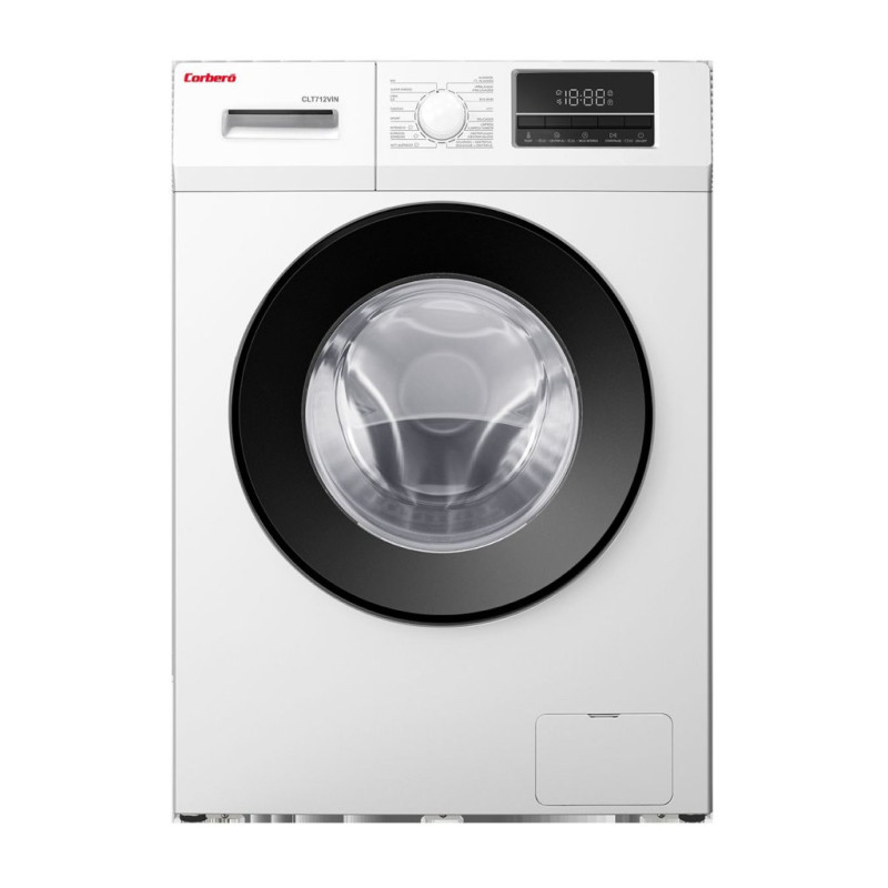 Lavadora Corbero CLT712VIN, 7kg, 1200rpm, C, Blanc Lavadora Corbero CLT712VIN, 7kg, 1200rpm, C, Blanc