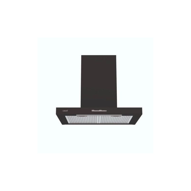 Campana Decorativa Cata SYGMA7010BK, Pared, 70cm