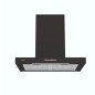 Campana Decorativa Cata SYGMA7010BK, Pared, 70cm