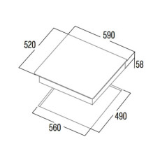 Inducción Cata IBS6303E2, 3zonas, XL 30cm, 7,1Kw