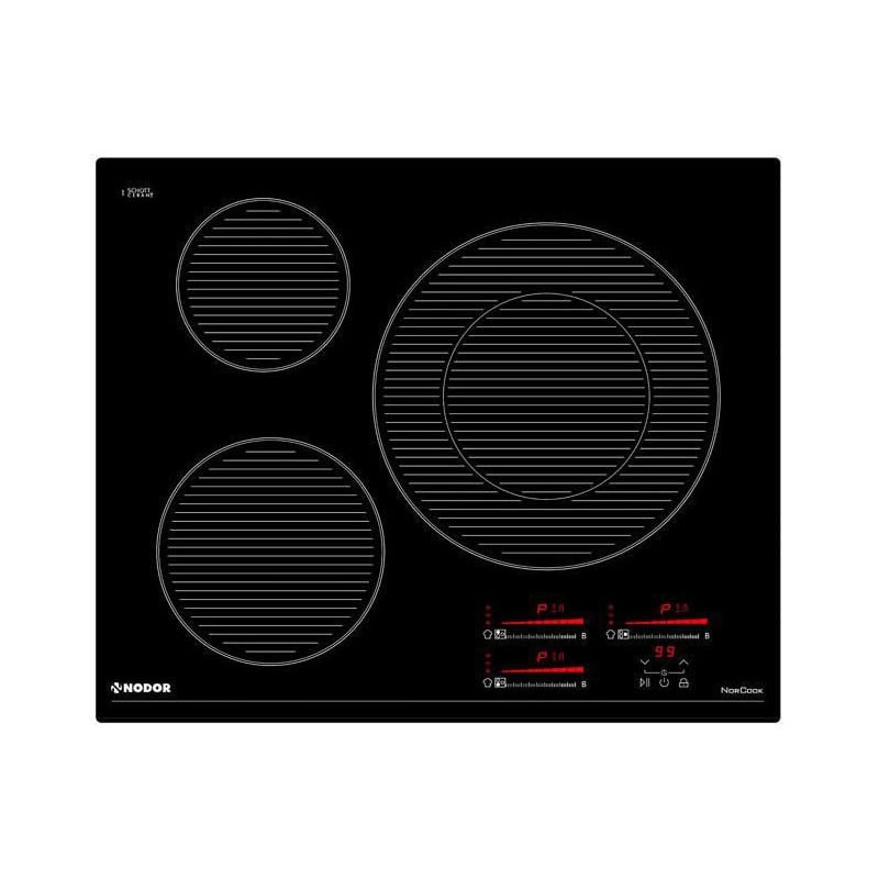 Inducción Nodor NorCook IHN6323BK, 3 Zonas, 60cm