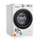 Lavadora LG F4WR5011A6F, 11kg, 1400rpm, A-10%, Bla