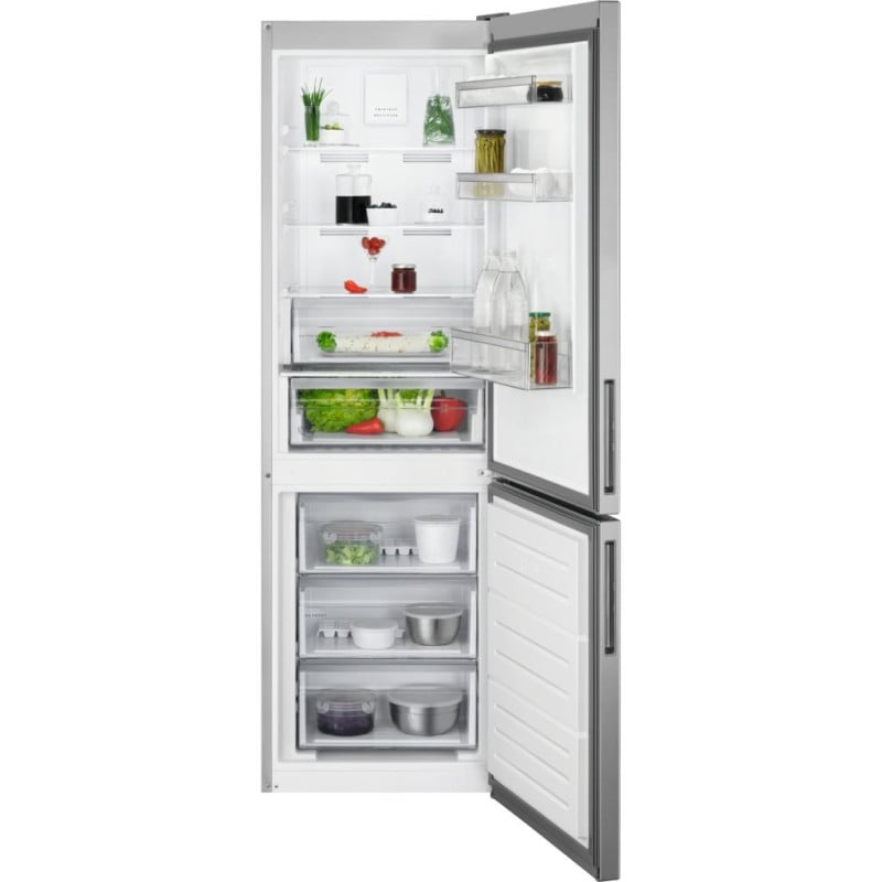 Combi AEG RCB632E9MU, 186x60cm, NF, E, Look Inox