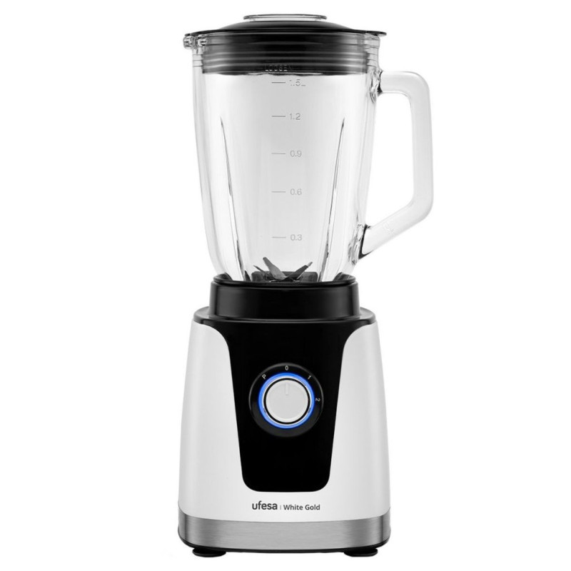 Batidora Vaso Ufesa WHITEGOLD, 1500W, 1.5L, Crista Batidora Vaso Ufesa WHITEGOLD, 1500W, 1.5L, Crista