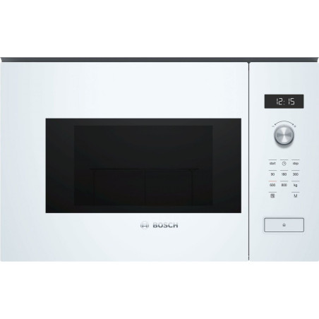 Microondas Bosch BFL524MW0, 20L, blanco, Integ