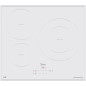 Inducción Midea MIH740T278W1, 3 Zonas, 60cm, Blanc