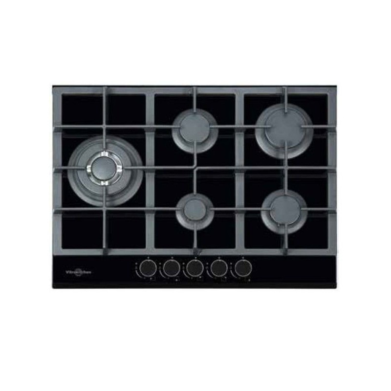 Encimera Vitrokitchen CG73NB, 5F, 70cm, Cristalgas Encimera Vitrokitchen CG73NB, 5F, 70cm, Cristalgas