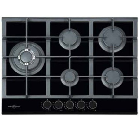 Encimera Vitrokitchen CG73NB, 5F, 70cm, Cristalgas