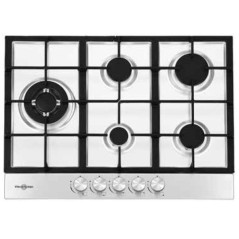 Encimera Vitrokitchen EN73IB, 5F, 70cm, But, Inox