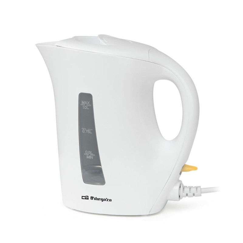 Hervidor Orbegozo KT4150, 1200w, 1L, Blanco Hervidor Orbegozo KT4150, 1200w, 1L, Blanco
