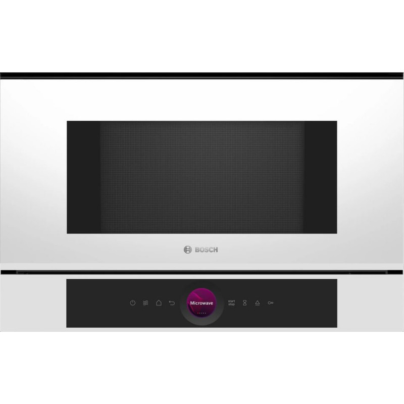 Microondas Bosch BFL7221W1, Integr., 20L, 38cm, s/ Microondas Bosch BFL7221W1, Integr., 20L, 38cm, s/