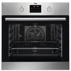 Horno AEG BPB331161M, Pirolítico, Multif. 9, 72L,