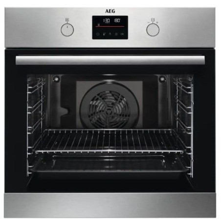 Horno AEG BPB331161M, Pirolítico, Multif. 9, 72L,