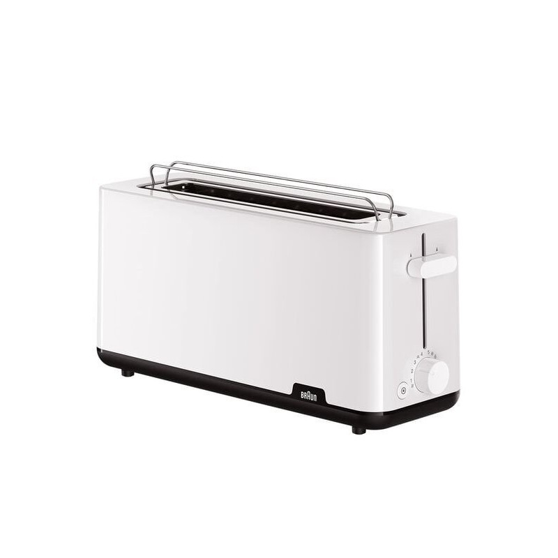 Tostador Braun HT1110WH, 1 ranura larga, blanco Tostador Braun HT1110WH, 1 ranura larga, blanco