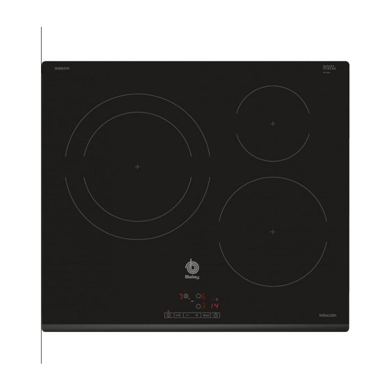 Induccion Balay 3EB865FR, 3 zonas, 60cm, bisel fro