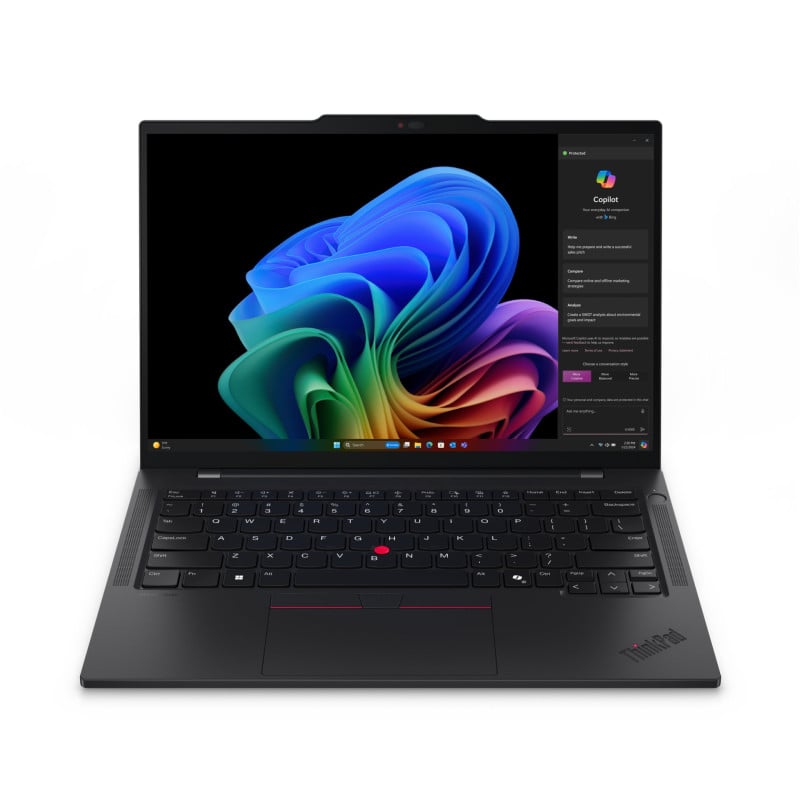 ThinkPad T14s Gen 6 (Snapdragon) Qualcomm Snapdragon X1P-42-100 Portátil 35,6 cm (14) WUXGA 16 GB LPDDR5x-SDRAM 512 GB SSD Wi-F