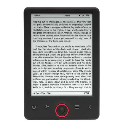 EBO-626 lectore de e-book 4 GB Negro