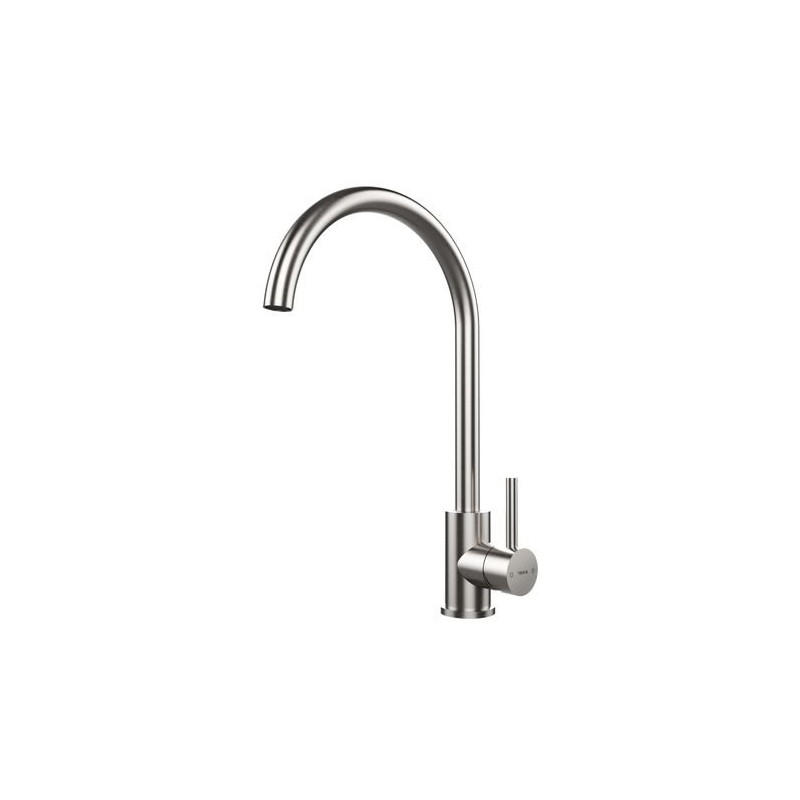 Grifo Monomando Teka UNI9310 INOX PULIDO, Caño Alt