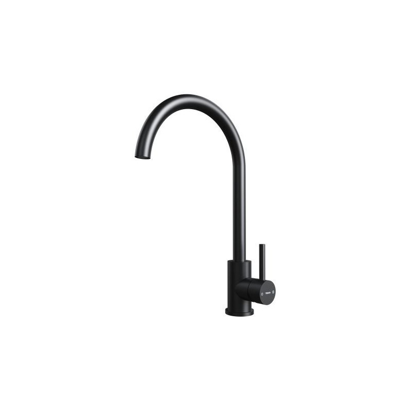 Grifo Monomando Teka UNI9310 NEGRO, Caño Alto Grifo Monomando Teka UNI9310 NEGRO, Caño Alto