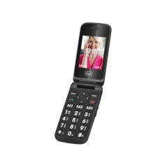 Flex Plus 55 6,1 cm (2.4) Negro Teléfono para personas mayores