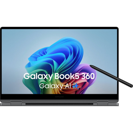 Galaxy Book5 360 Intel Core Ultra 7 256V Híbrido (2-en-1) 39,6 cm (15.6) Pantalla táctil Full HD 16 GB LPDDR5x-SDRAM 512 GB SSD 
