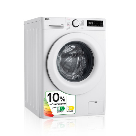 Lavasecadora LG F4DR5009A3W, 9/6kg, 1400rpm, A-10%
