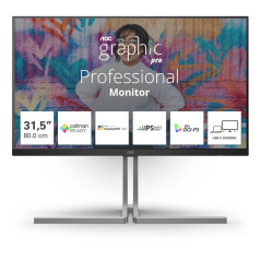 U3 U32U3CV pantalla para PC 80 cm (31.5) 3840 x 2160 Pixeles 4K Ultra HD LCD Negro