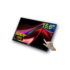 49592 pantalla para PC 39,6 cm (15.6) 1920 x 1080 Pixeles Full HD LCD Pantalla táctil Negro