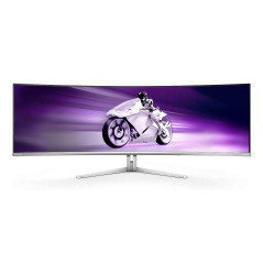 Evnia 8000 49M2C8900L/00 pantalla para PC 124,2 cm (48.9) 5120 x 1440 Pixeles Dual QHD QD-OLED Blanco
