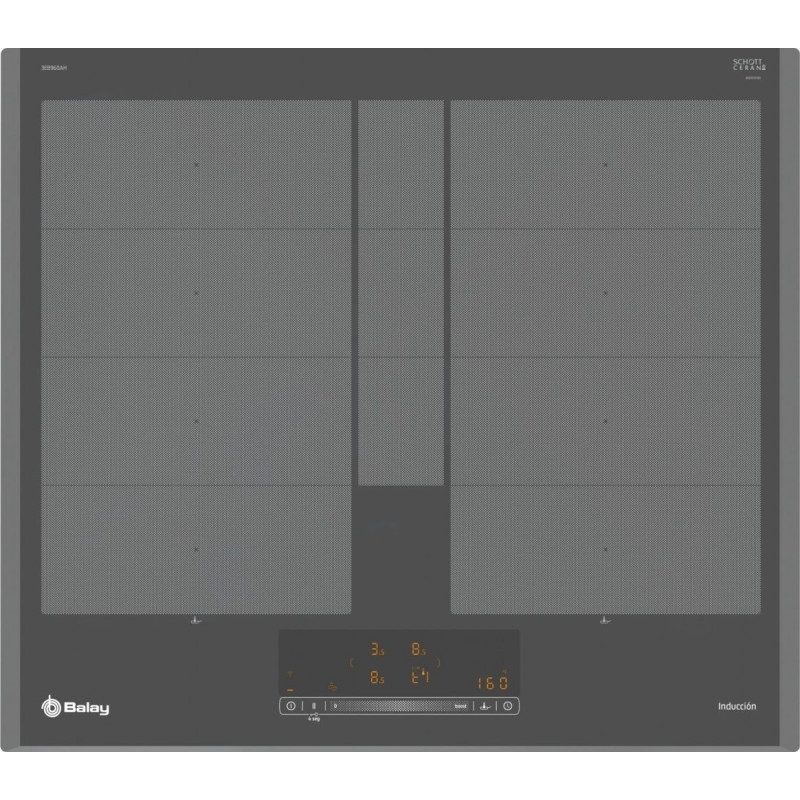 Induccion Balay 3EB960AH, 2 zonas, 60cm, Antracita Induccion Balay 3EB960AH, 2 zonas, 60cm, Antracita