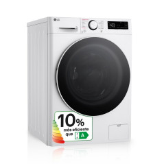 Lavadora LG F4WR6009A0W, 9kg, 1400rpm, A-10%