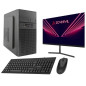 Core Work Intel Core i5 14400/16GB/1TB SSD Nvme Negro Windows 11 + Monitor 24 Teclado y ratón