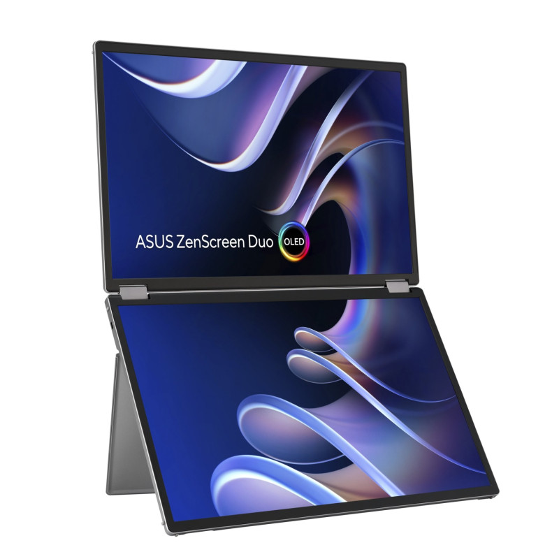 ZenScreen Duo OLED MQ149CD pantalla para PC 35,6 cm (14) 1920 x 1200 Pixeles WUXGA Plata