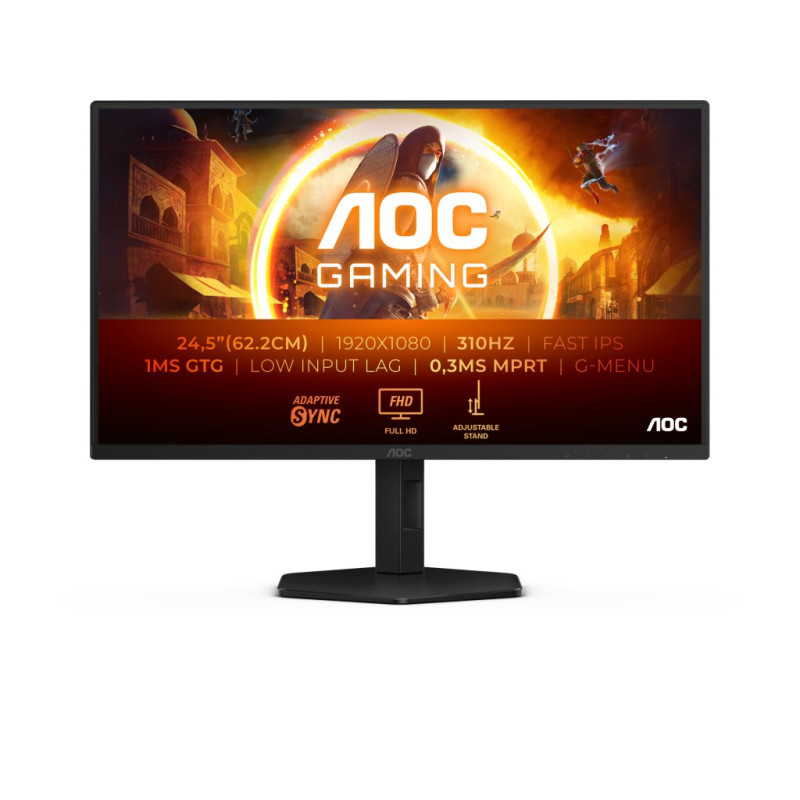 G4 25G4SXU pantalla para PC 62,2 cm (24.5) 1920 x 1080 Pixeles Full HD LED Negro, Gris
