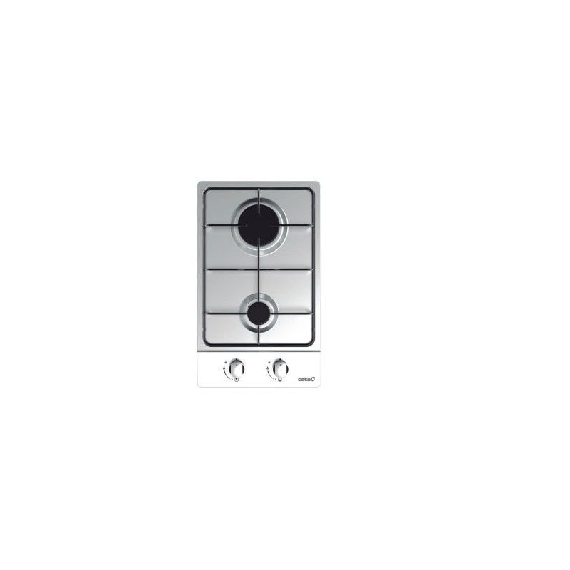 Encimera Cata GI3002X, 2 fuegos, modular, gas, 30C