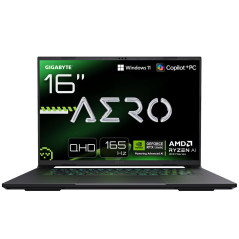 AERO X16 2WH Portátil Gaming 16, 165Hz WQXGA, Ryzen AI 9 HX 370, GPU NVIDIA RTX 5070, 32GB DDR5 5200MHz, SSD Gen4 de 1TB, Win 1